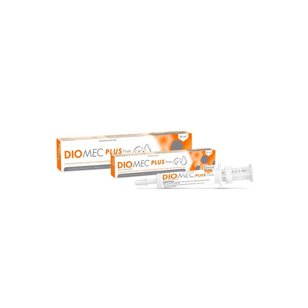 Diomec Plus Paste for Cats & Dogs - Diarreah Relief & Gut Health Diomec