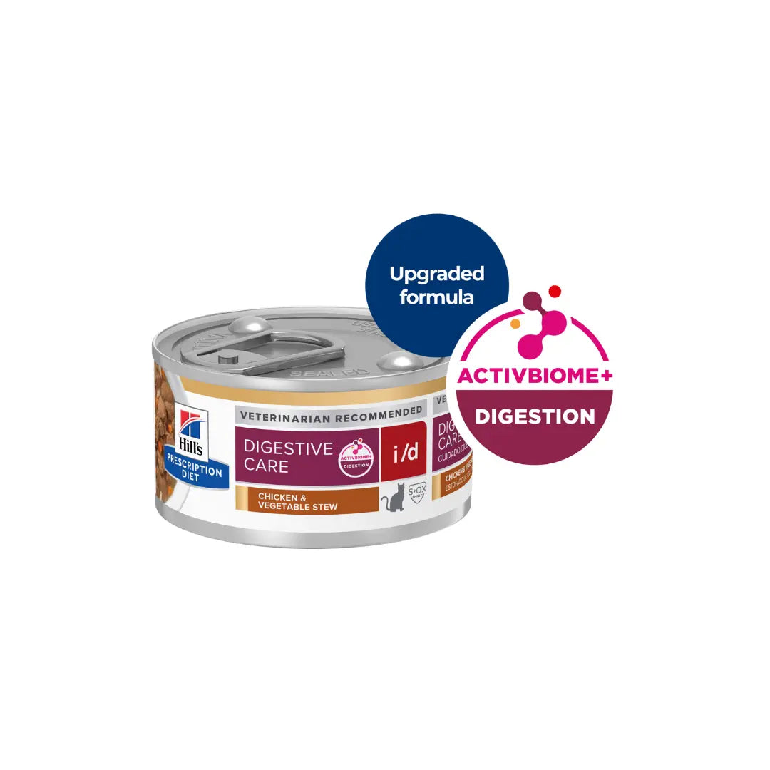 Hill's Prescription Diet i/d Stew for Cats with Chicken & added Vegetables 82G Hills
