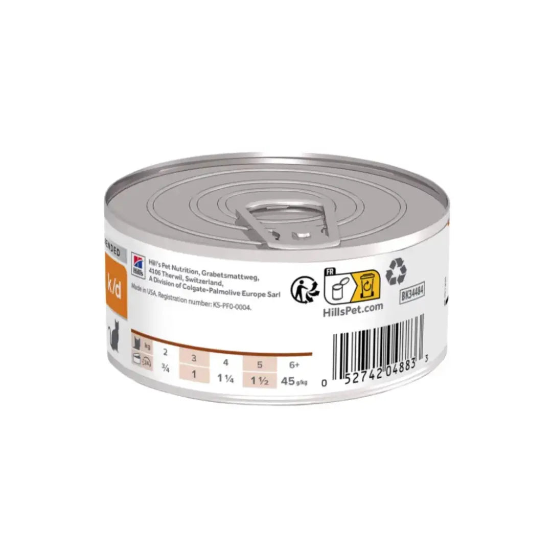 Hill’s Prescription Diet k/d Kidney Care Feline Wet Food with Chicken 156g Hills