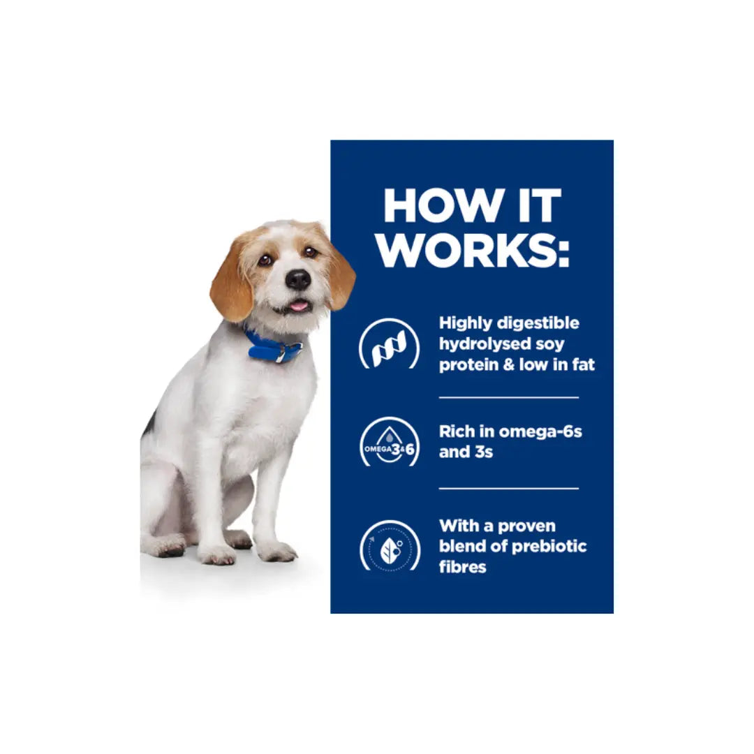 Hill’s Prescription Diet z/d Low Fat Dog Food Hydrolysed Soy Hills