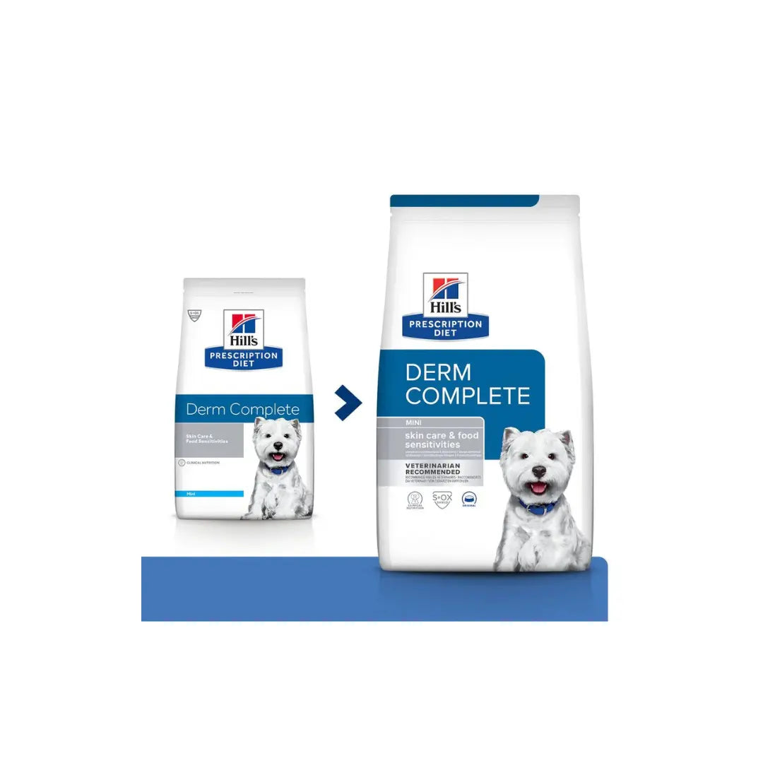 Hill's Prescription Diet Derm Complete Dog Food Egg and Rice Hills