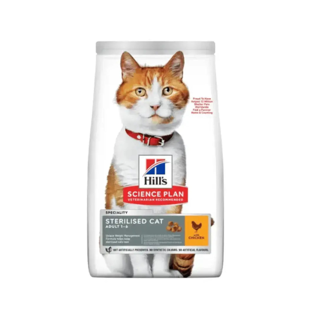 Hill's Science Plan Sterilised Adult Cat Chicken Food Hills