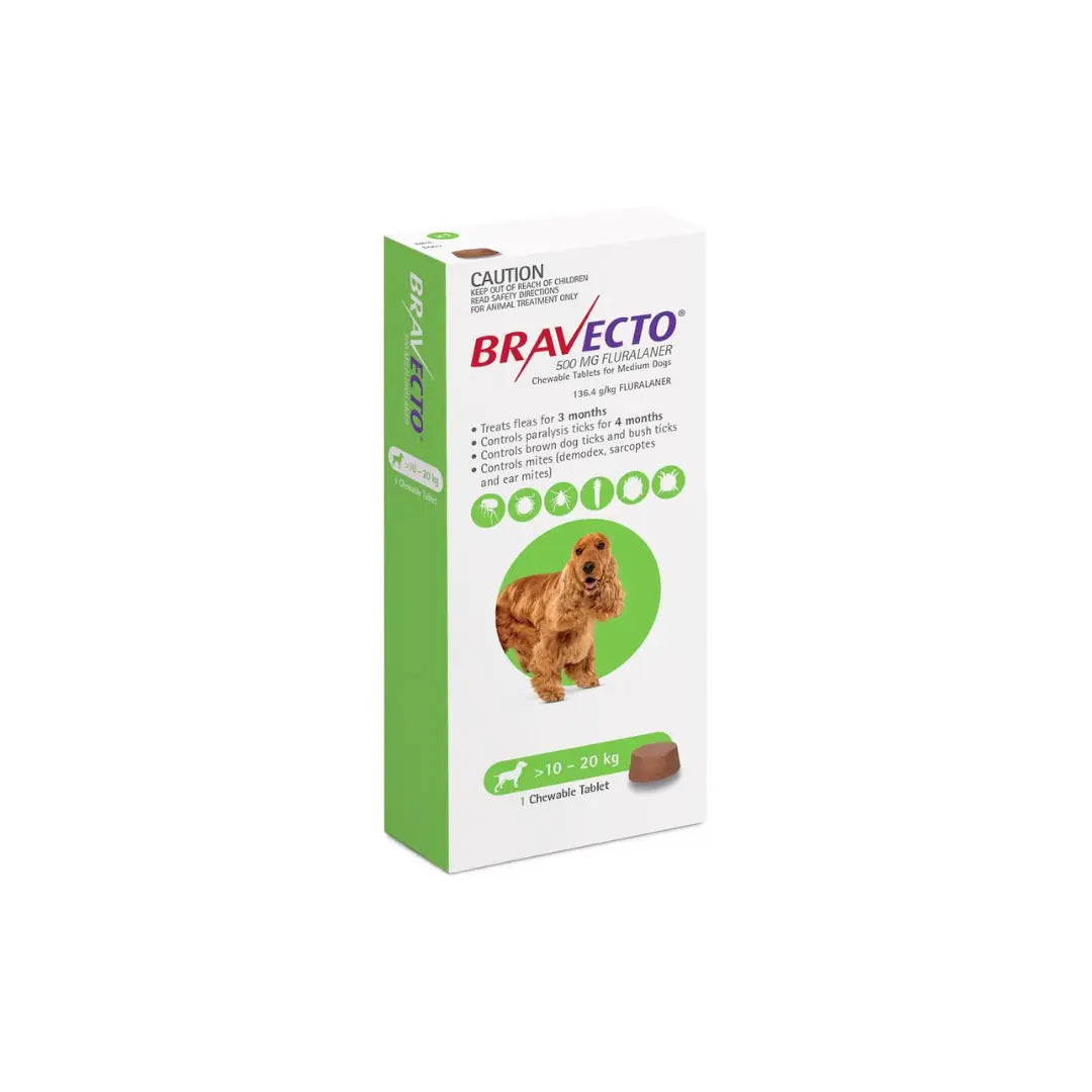 Bravecto Chewable Tablets for Dogs Bravecto