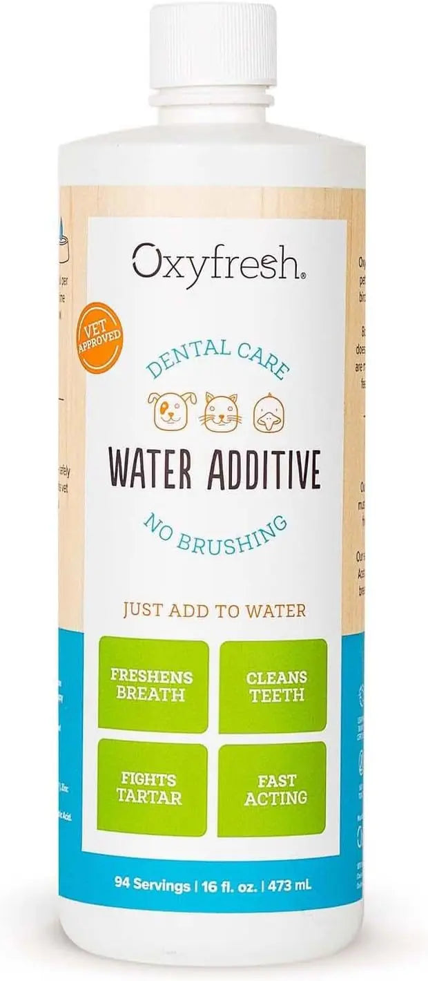 Oxyfresh Premium Pet Dental Care Solution Water Additive 473ml Oxyfresh