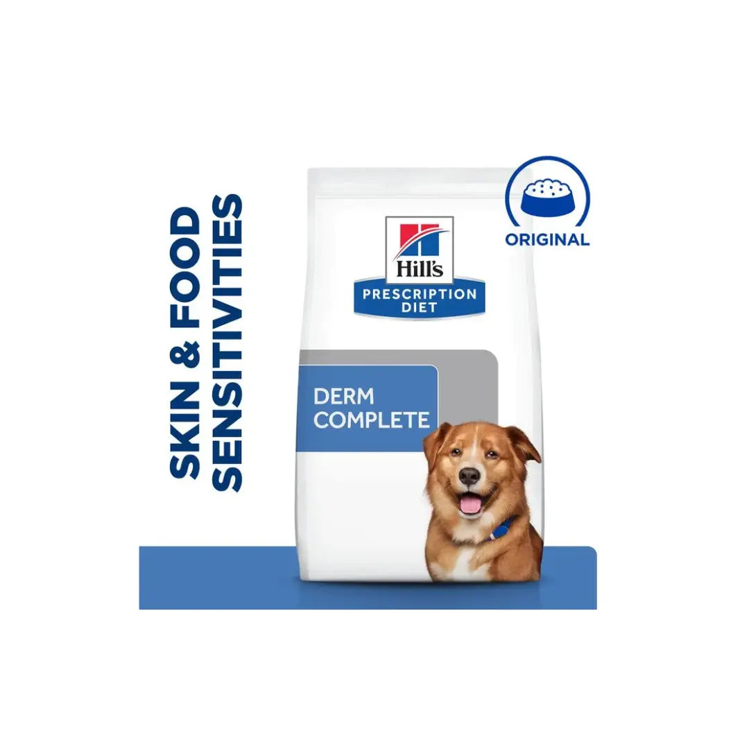 Hill's Prescription Diet Derm Complete Dog Food Egg and Rice Hills