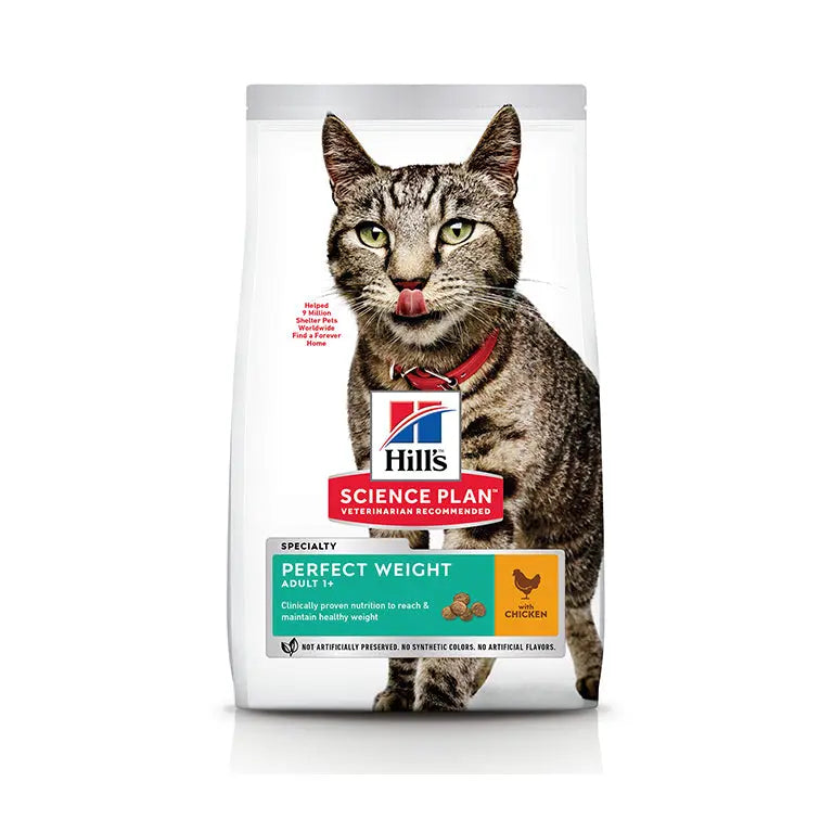 Hill’s Science Plan Perfect Weight Adult Cat Food With Chicken Hills