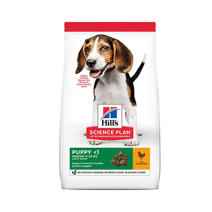 Hill’s Science Plan Medium Puppy Food With Chicken Hills