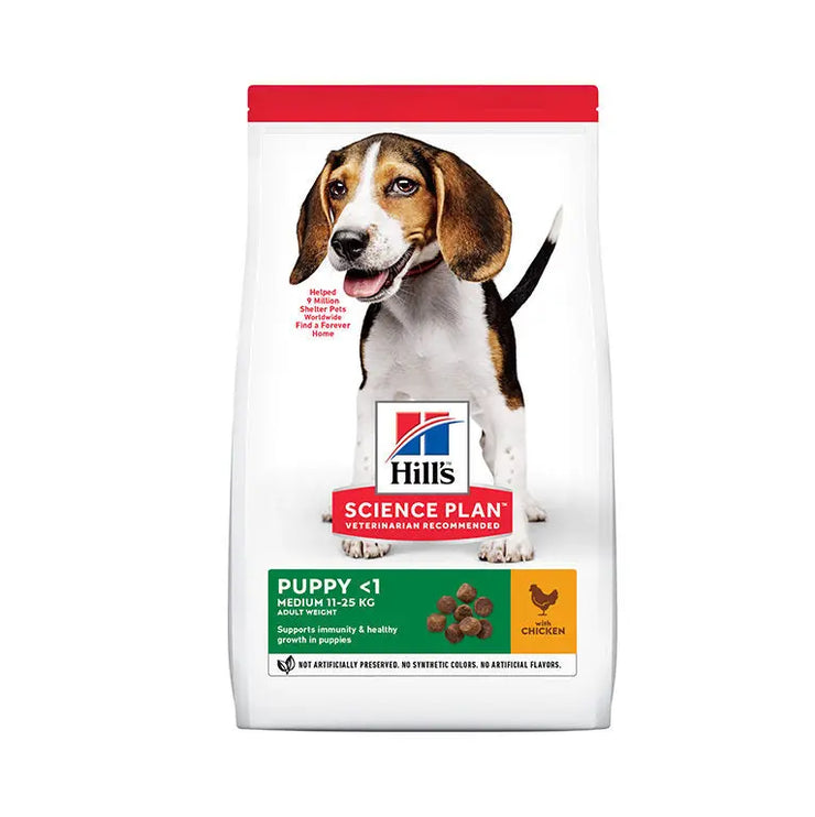 Hill’s Science Plan Medium Puppy Food With Chicken Hills