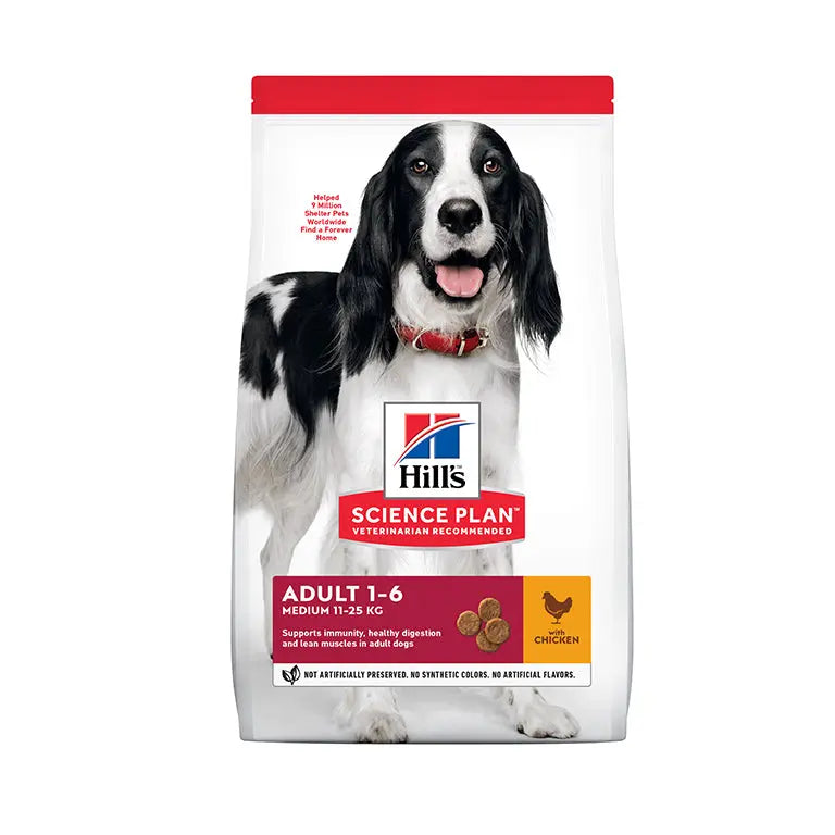 Hill’s Science Plan Medium Adult Dog Food With Chicken Hills