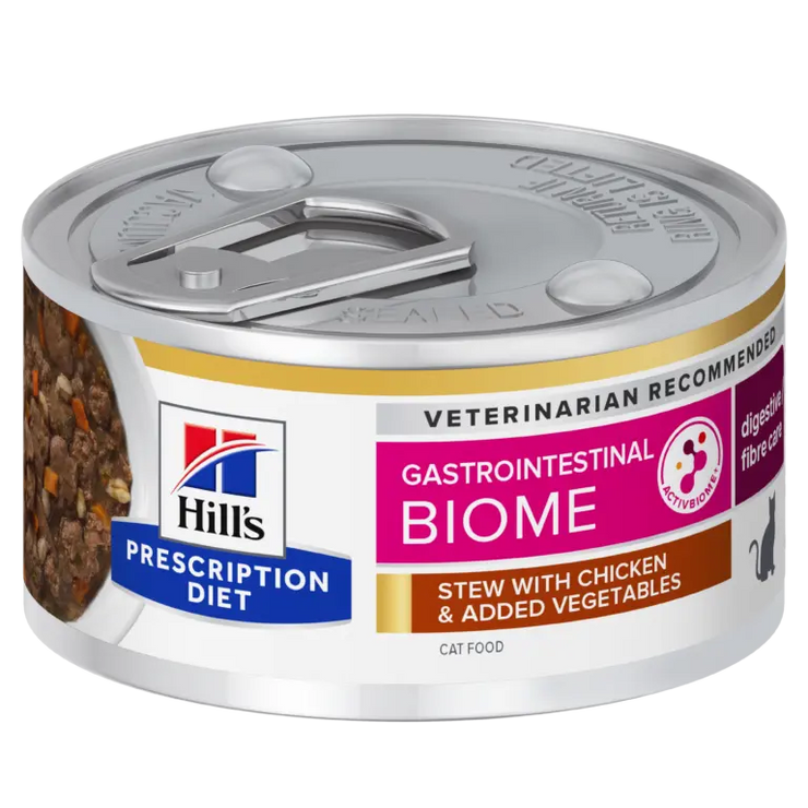 Hill’s Prescription Diet Gastrointestinal Biome Cat food Chicken & Vegetable Stew 82g Hills