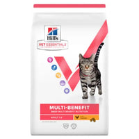 Hill's Vet Essentials Multi-Benefit Adult Dry Cat Food Chicken Hills