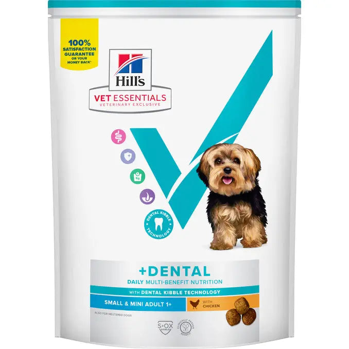 Hill's Vet Essentials Multi-Benefit + Dental Adult 1+Dry Dog Food with Chicken Hills