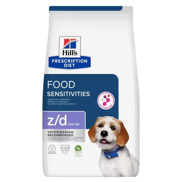 Hill’s Prescription Diet z/d Low Fat Dog Food Hydrolysed Soy Hills