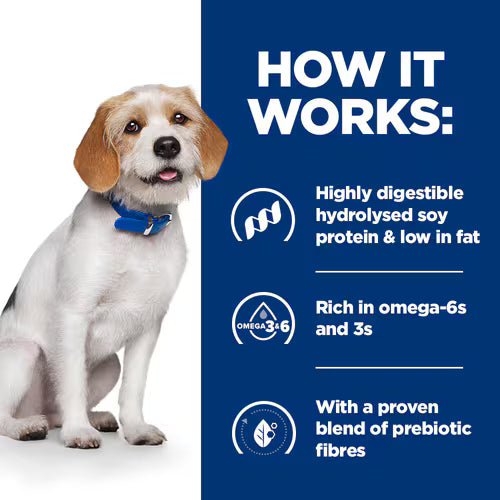 Hill’s Prescription Diet z/d Low Fat Dog Food Hydrolysed Soy Hills
