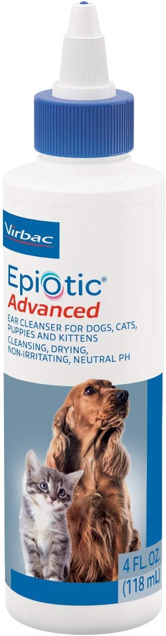 Virbac Epi-Otic Advanced Ear Cleanser For Dogs and Cats (All Sizes) 125ml