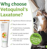 Vetoquinol Laxatone Maple Oral Hairball Gel for Cats 120g