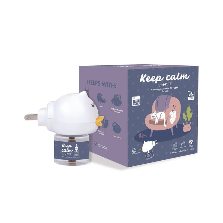 M-PETS Keep Calm Calming Pheromone Diffuser for Cats 48ml M-PETS