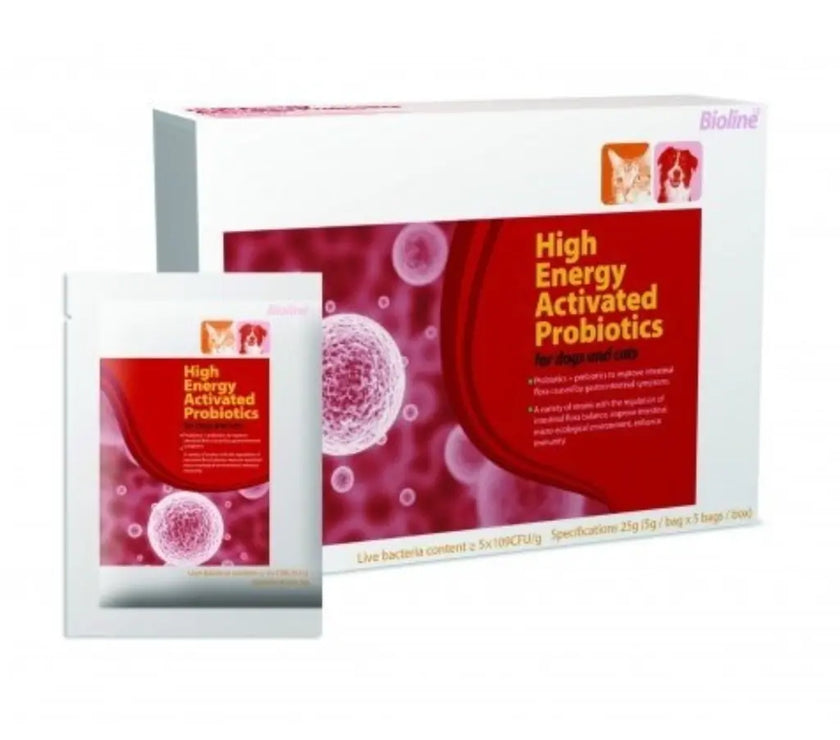Bioline Activated Probiotics For Dogs & Cats 25g Bioline