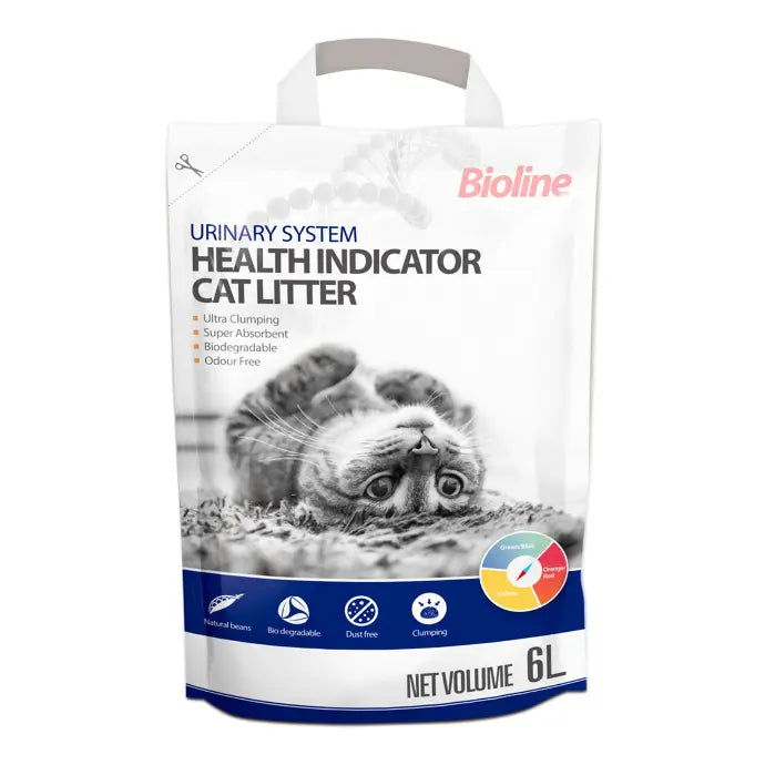 Bioline Urinary System Health Indicator Cat Litter 6L