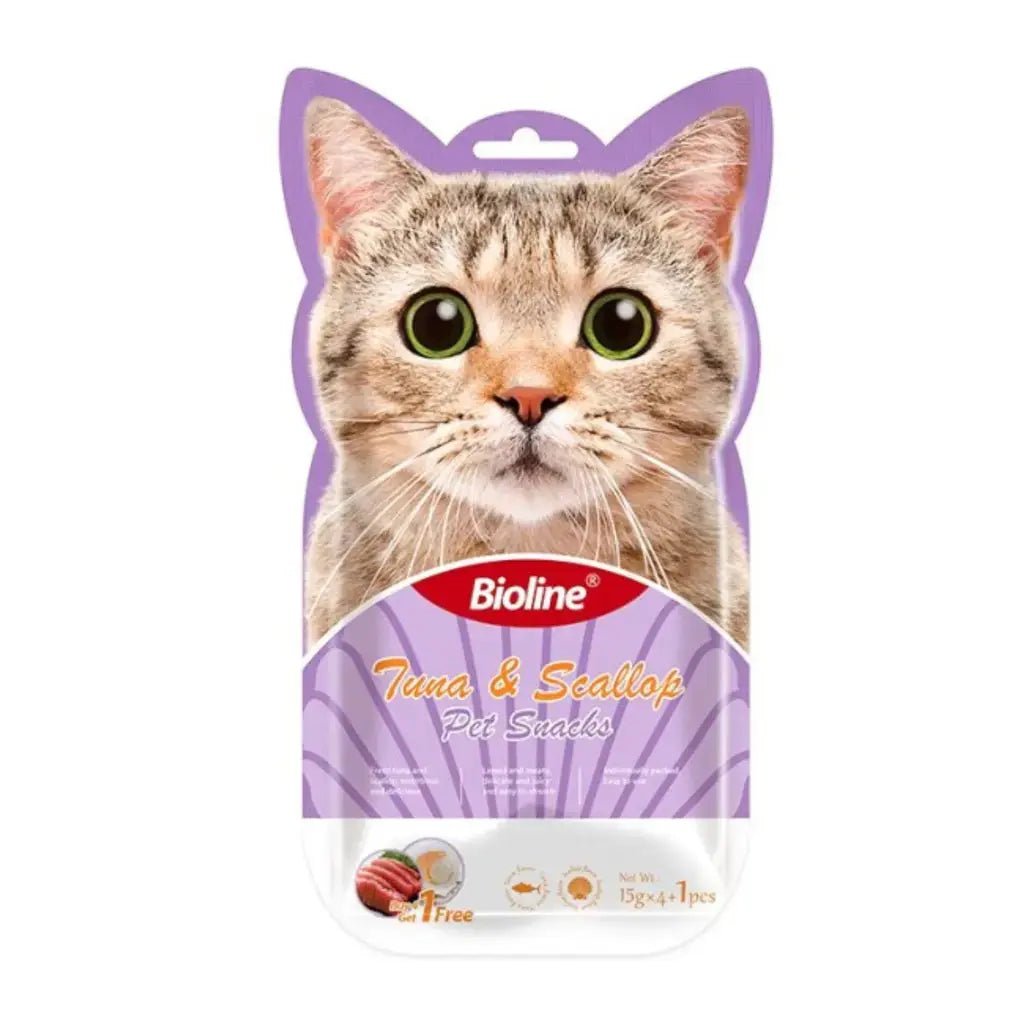 Bioline Cat Treats 5x15g Bioline