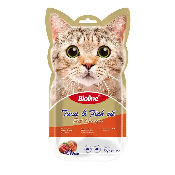 Bioline Cat Treats 5x15g Bioline