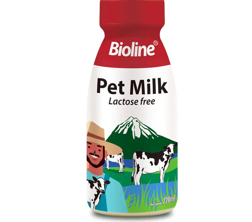 Bioline Pet Milk for Cats and Dogs 220ml - Lactose Free Bioline