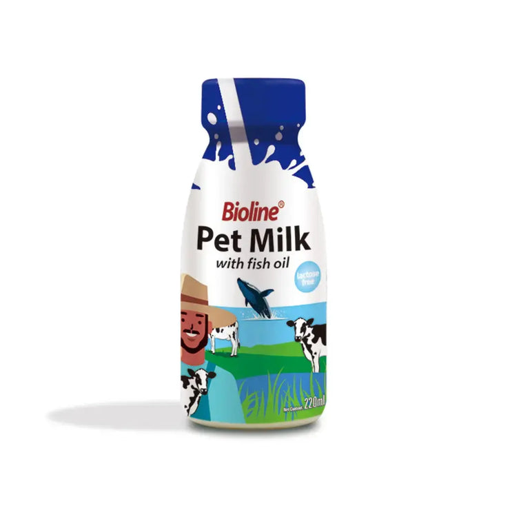 Bioline Pet Milk with Fish Oil for Cats & Dogs 220ml Bioline