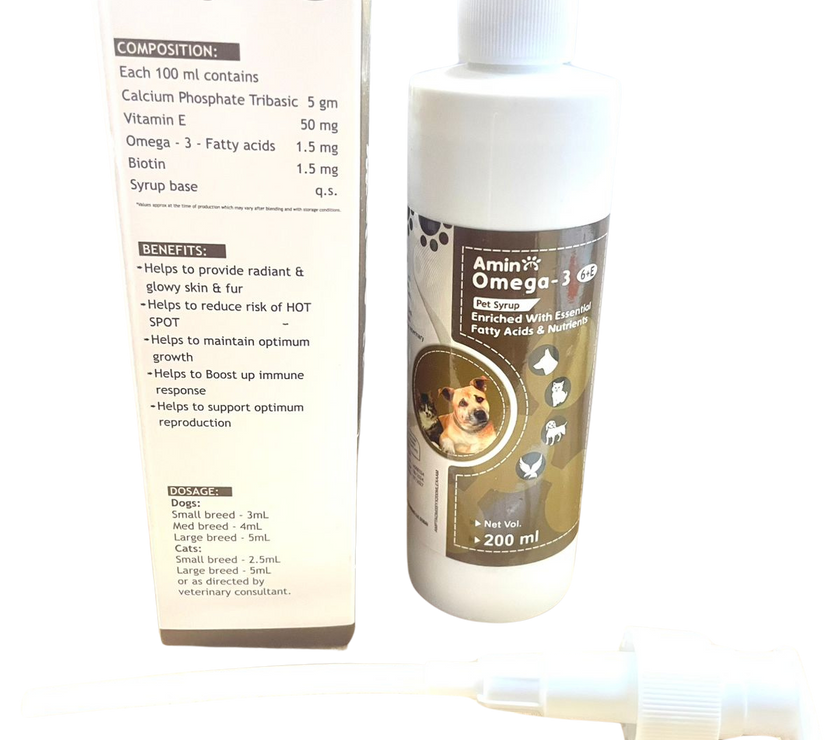Amino Omega-3 Pet Syrup 200ml