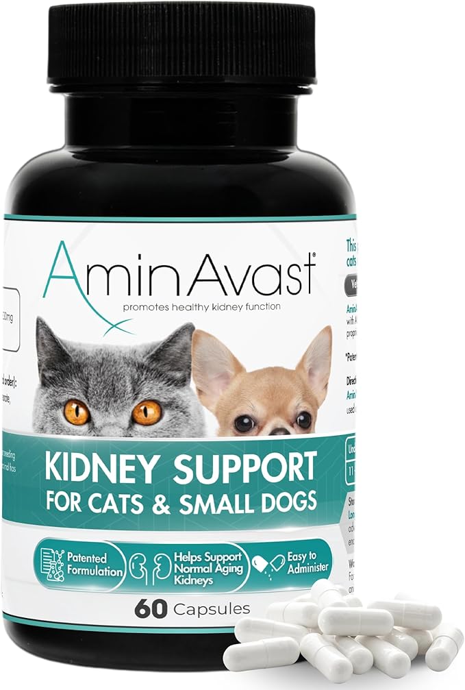 AminAvast Dog Kidney Supplement Supports 60Capsules