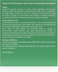 Vetoquinol Zylkene Supplement for Medium Dogs 225mg