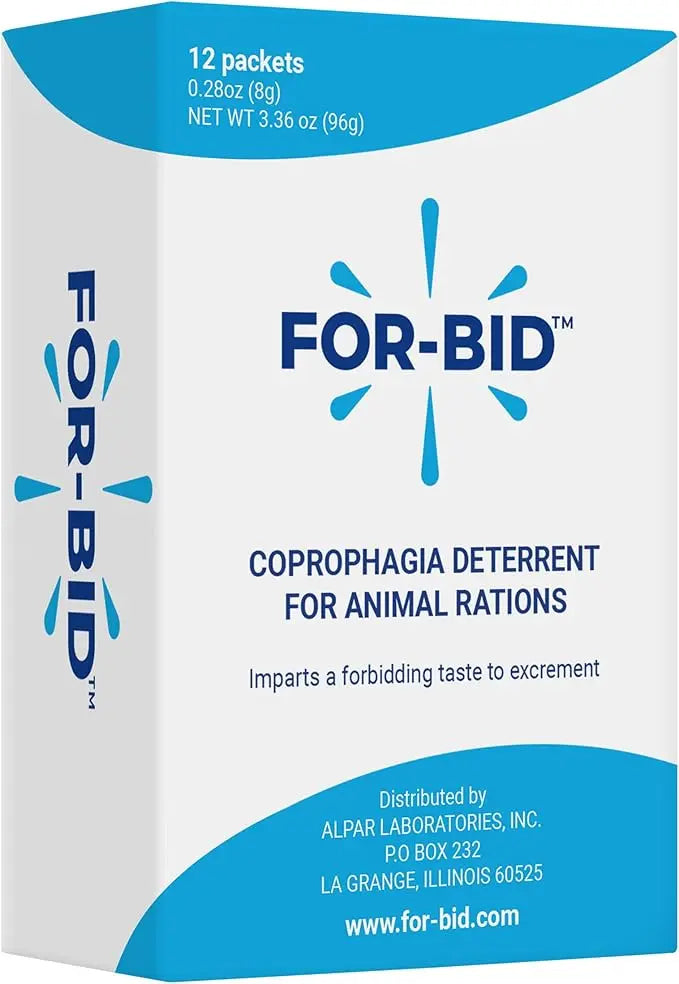 For-Bid Stool Eating Deterrent For Dogs and Cats 12 Sachets Alpar