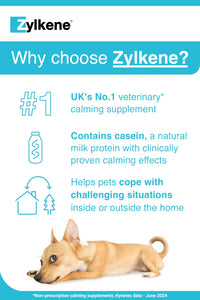 Vetoquinol Zylkene Supplement for Cats and Dogs 75mg