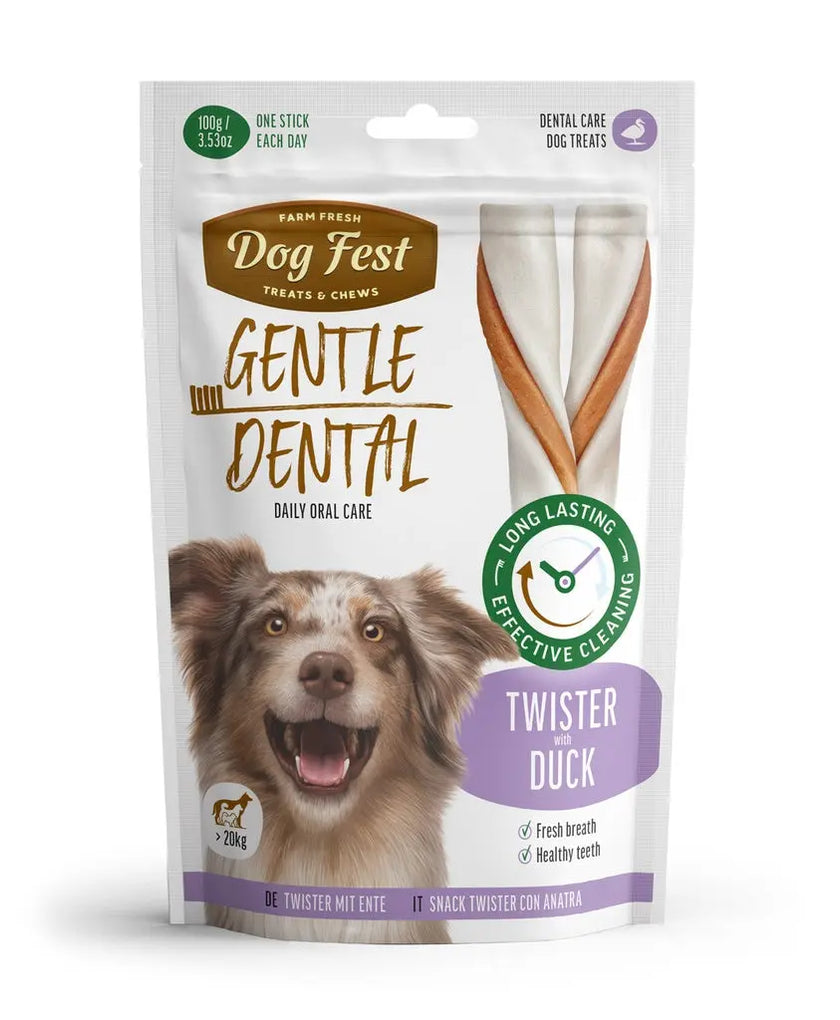 Dog Fest Dental Treats For Adult Dogs Twister 100g / 14cm DOG FEST
