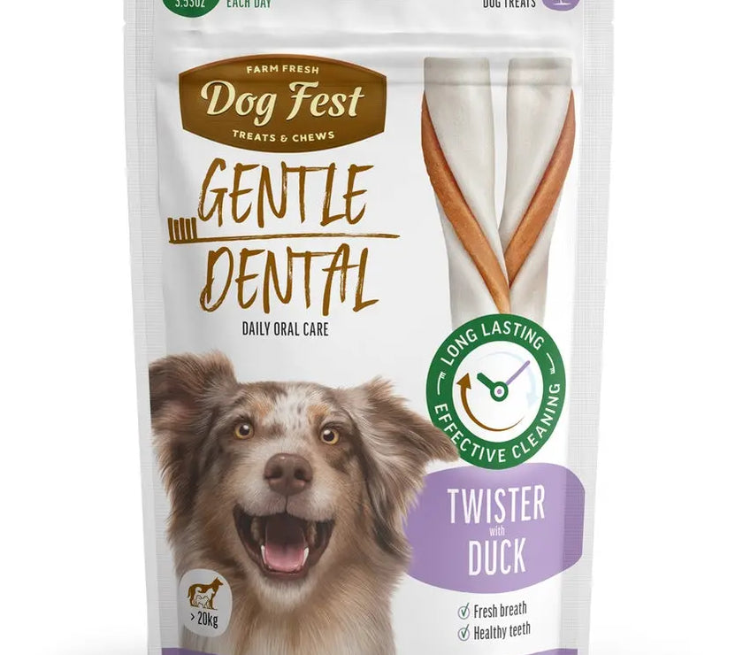 Dog Fest Dental Treats For Adult Dogs Twister 100g / 14cm DOG FEST