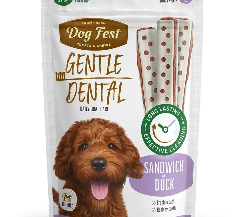 Dog Fest Dental Treats For Adult Dogs Sandwich 90g DOG FEST