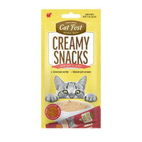 Cat Fest Creamy Snacks with Caviar 4x10g Cat Fest
