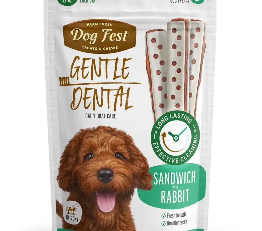 Dog Fest Dental Treats For Adult Dogs Sandwich 90g DOG FEST