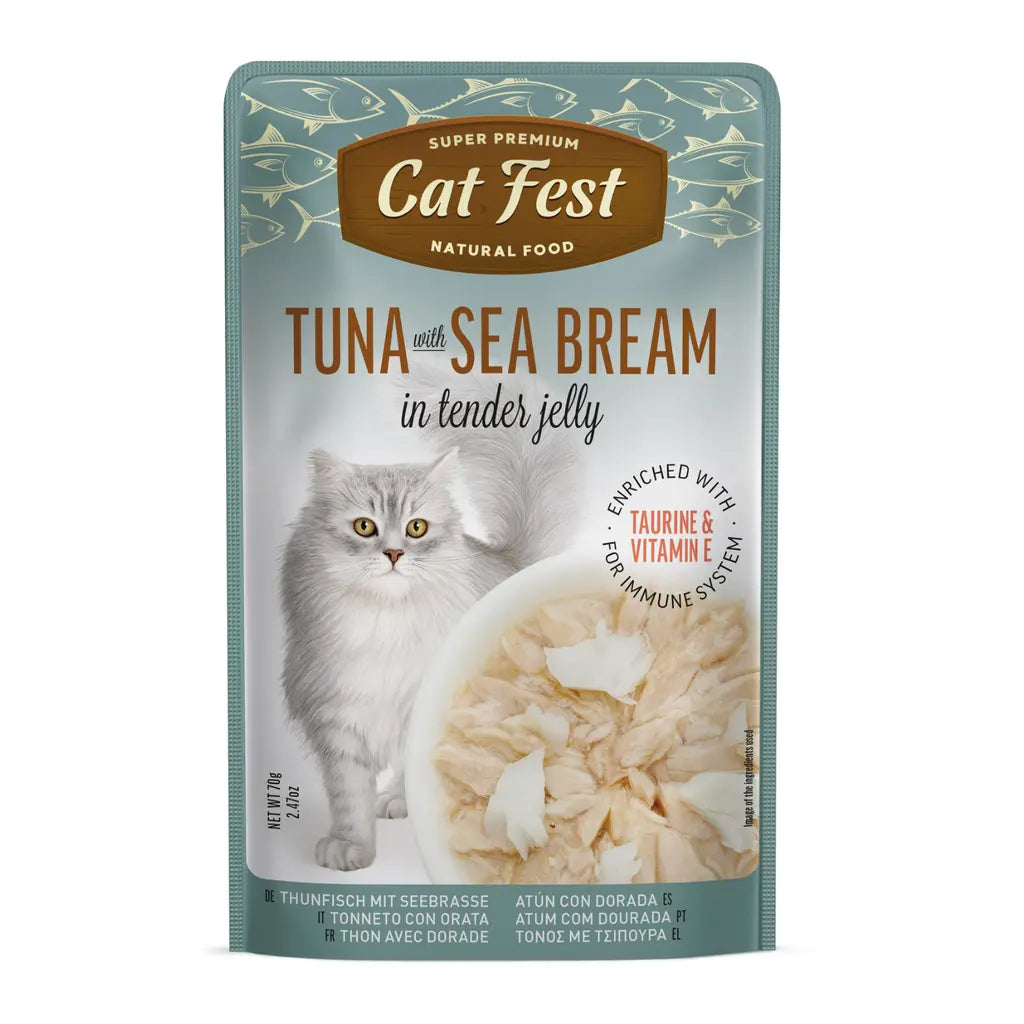 Cat Fest Tuna In Tender Jelly For Cats 70g Cat Fest