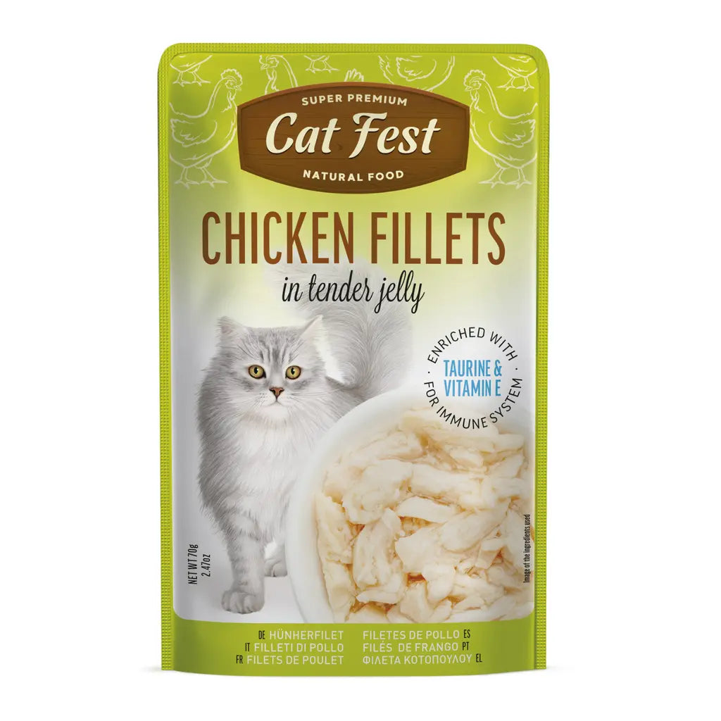 Cat Fest Chicken In Tender Jelly For Cats 70g Cat Fest