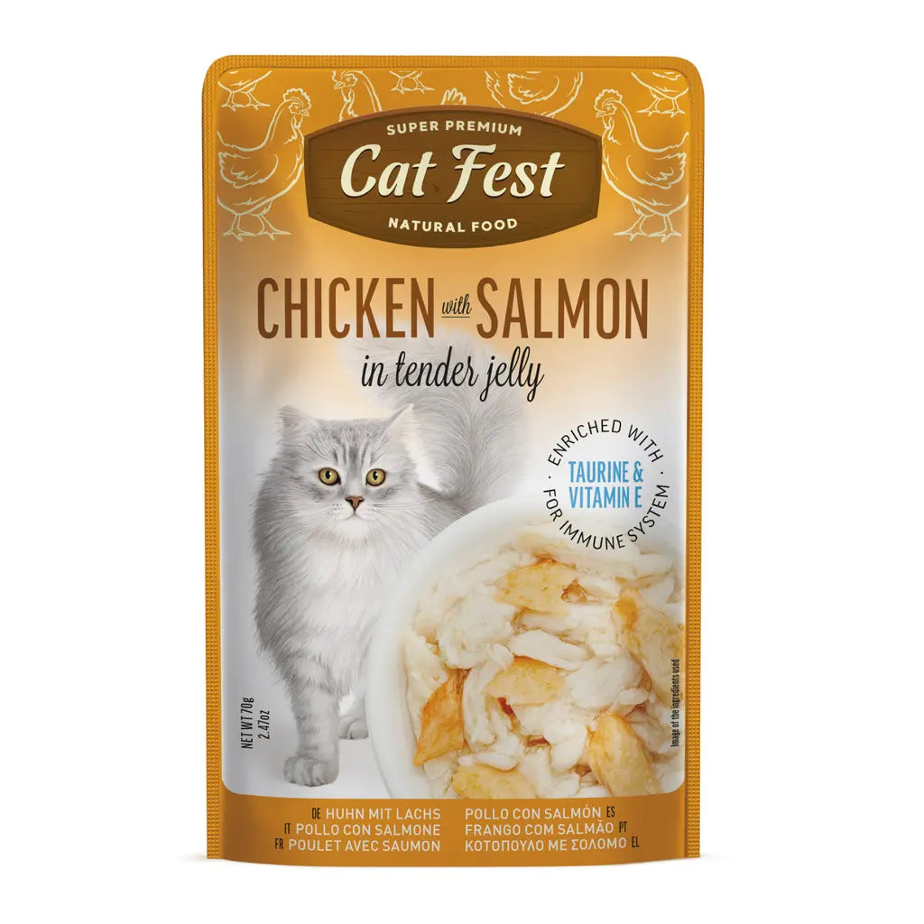 Cat Fest Chicken In Tender Jelly For Cats 70g Cat Fest