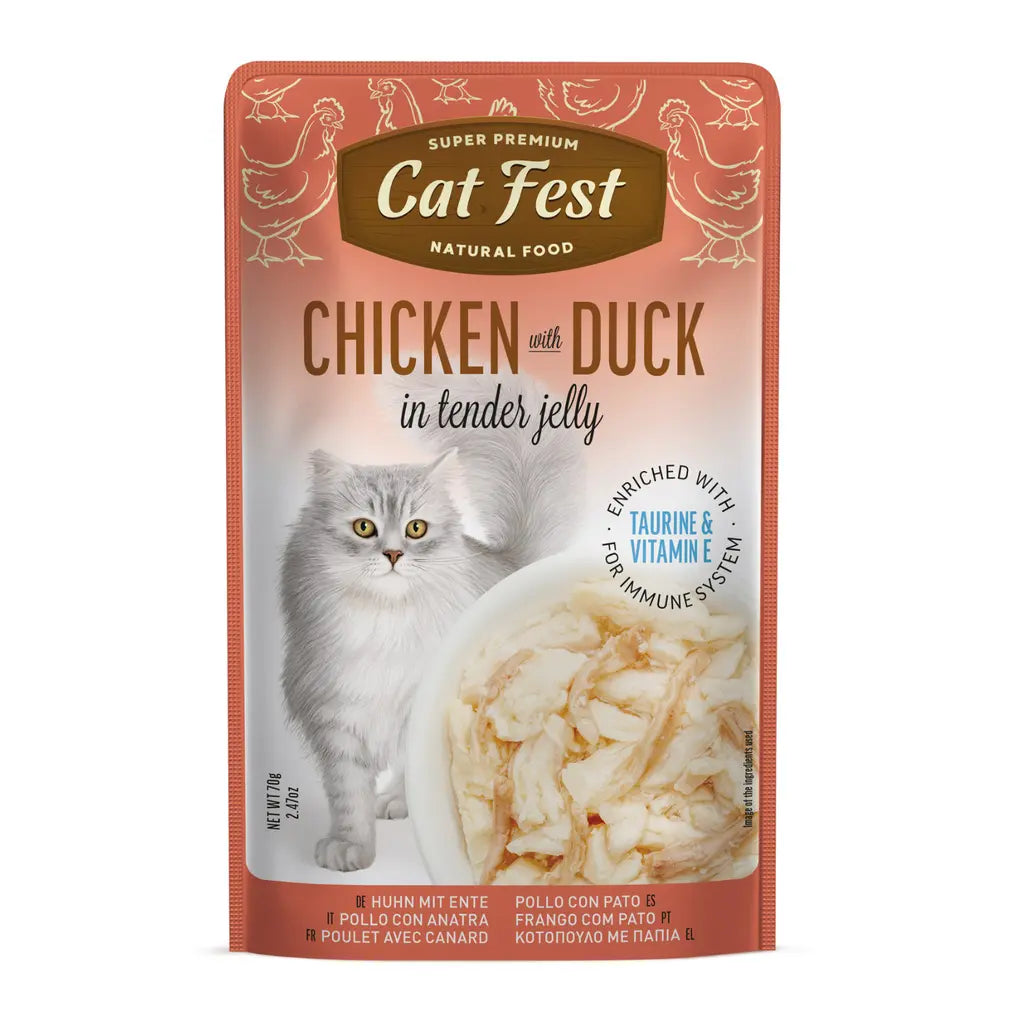 Cat Fest Chicken In Tender Jelly For Cats 70g Cat Fest