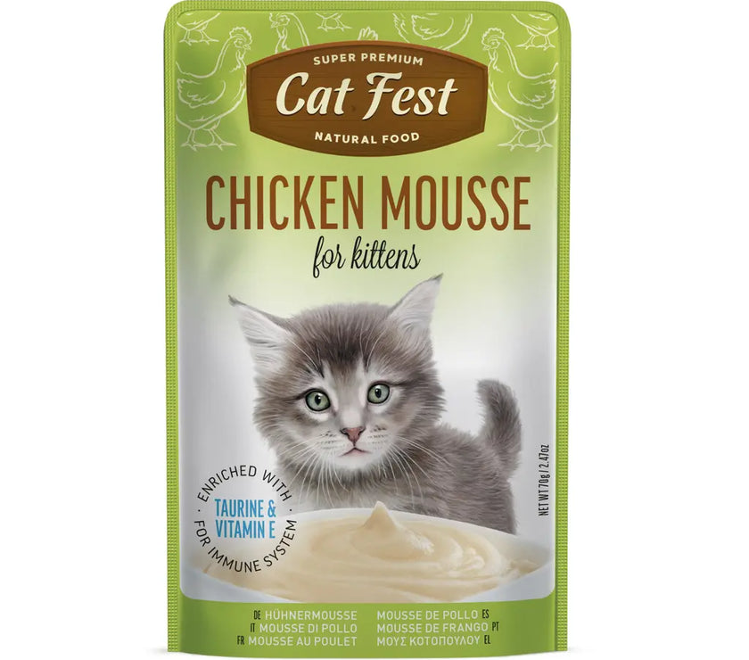 Cat Fest Mousse For Kittens 70g Cat Fest