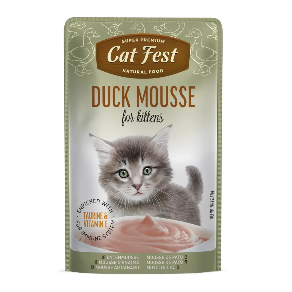 Cat Fest Mousse For Kittens 70g Cat Fest