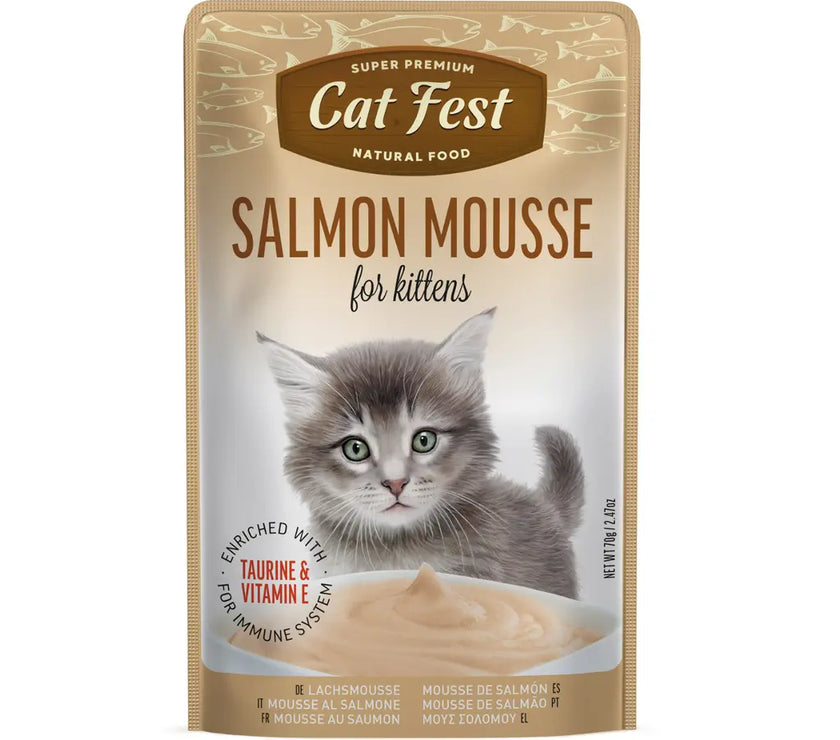 Cat Fest Mousse For Kittens 70g Cat Fest