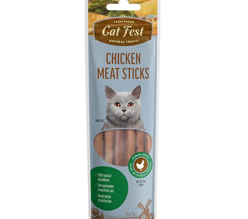 Cat Fest Farm Fresh Meat Sticks for Cat 45g Cat Fest