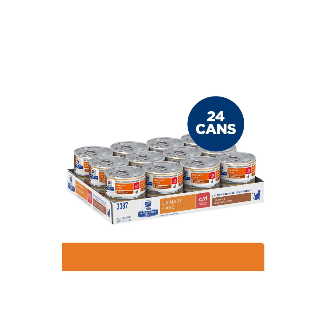 Hill’s Prescription Diet c/d Multicare Feline Chicken & Vegetable Stew 82G Hills