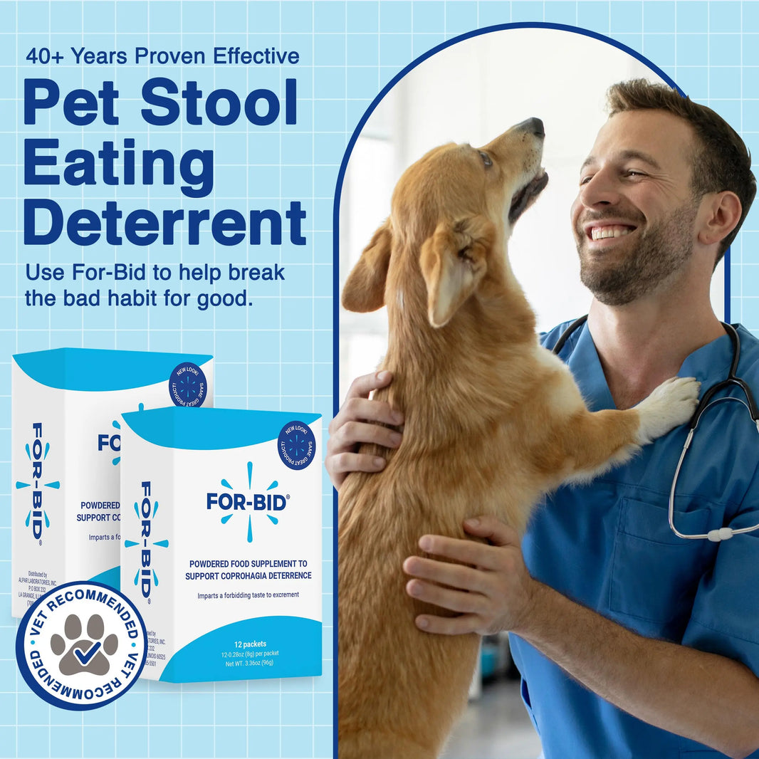 For-Bid Stool Eating Deterrent For Dogs and Cats 12 Sachets Alpar