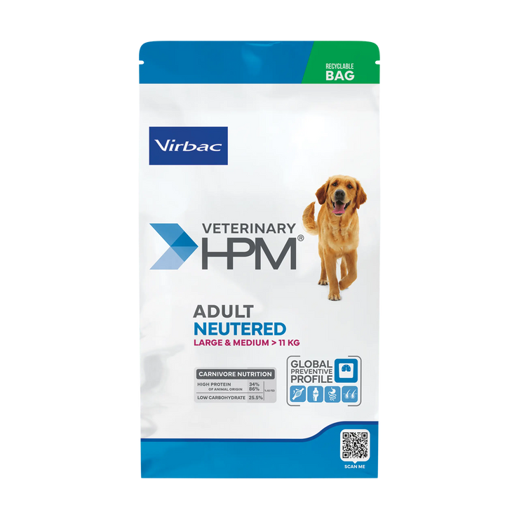 Virbac HPM Adult Neutered Dog Large & Medium Virbac