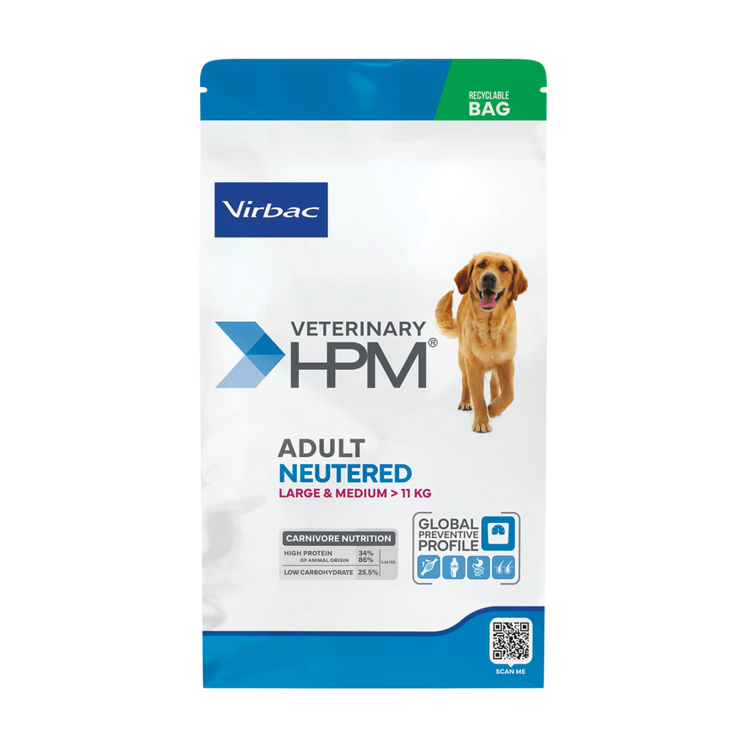 Virbac HPM Adult Neutered Dog Large & Medium Virbac