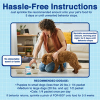 For-Bid Stool Eating Deterrent For Dogs and Cats 12 Sachets Alpar